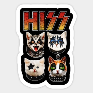 Hiss Sticker